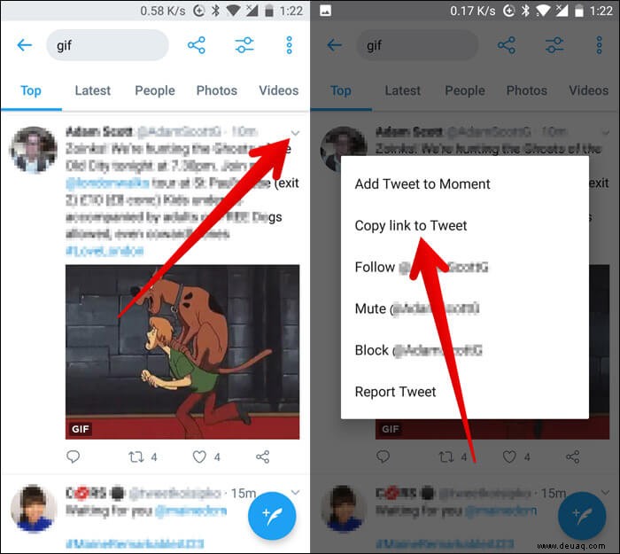 So laden Sie GIFs von Twitter auf iPhone, Android herunter 