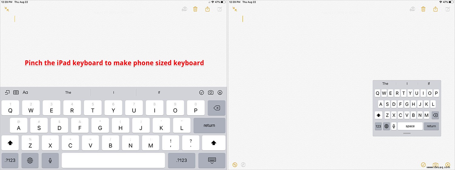 So verwenden Sie die QuickPath Swipe-Tastatur auf dem iPhone 