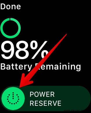 So aktivieren Sie den Gangreservemodus auf der Apple Watch 