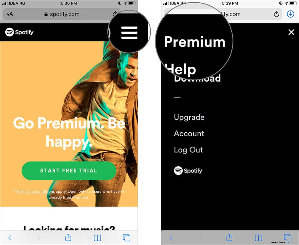 So erhalten Sie Spotify Premium auf iPhone, iPad oder Mac 