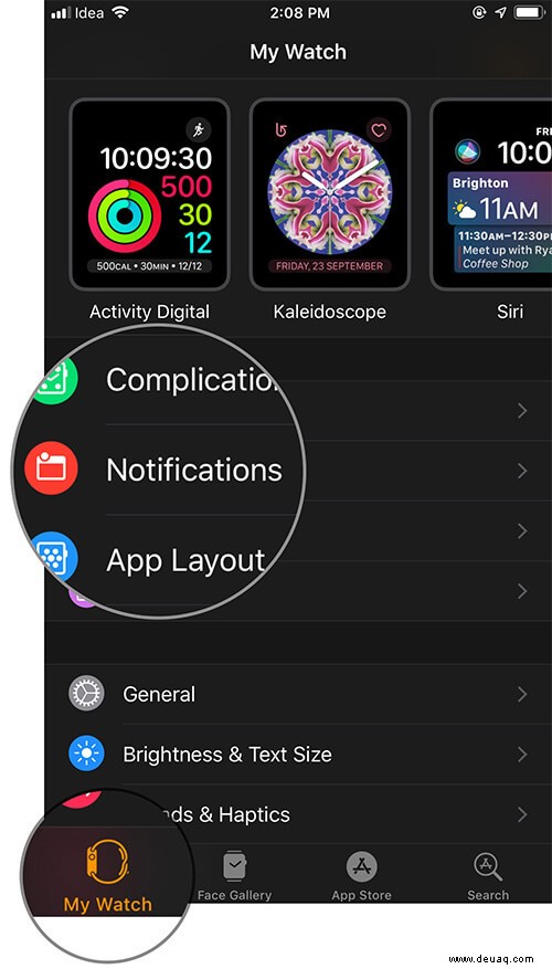 So deaktivieren Sie Apple Watch-Benachrichtigungen 