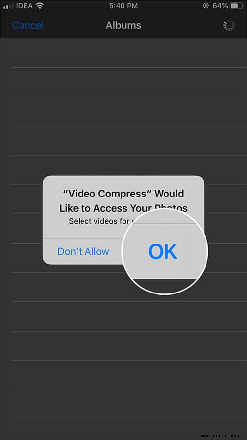 So komprimieren Sie Videos auf iPhone und iPad 