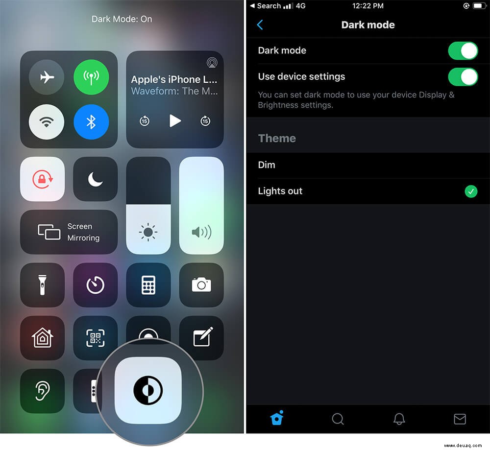 So aktivieren Sie den Twitter Lights Out Dark Mode auf iPhone und iPad 