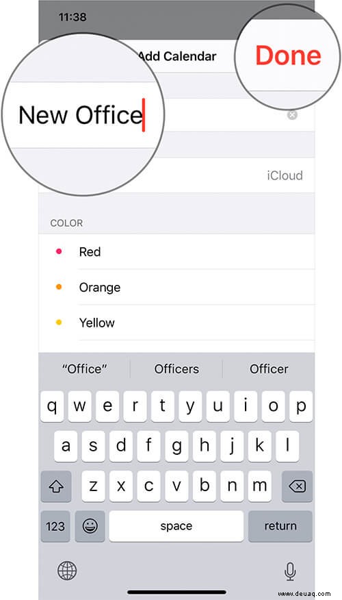 So teilen Sie einen Kalender von Ihrem iPhone oder iPad 