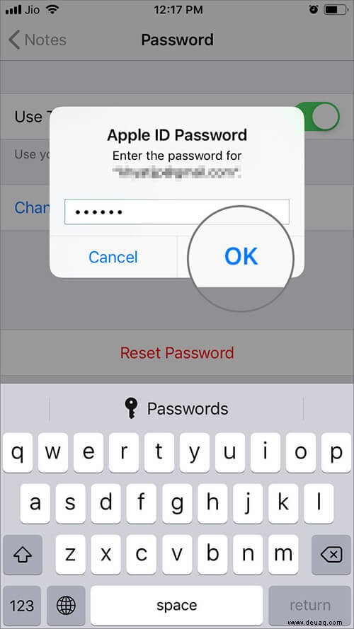 Hinweis-Passwort vergessen? So entsperren Sie Note auf iPhone, iPad und Mac 