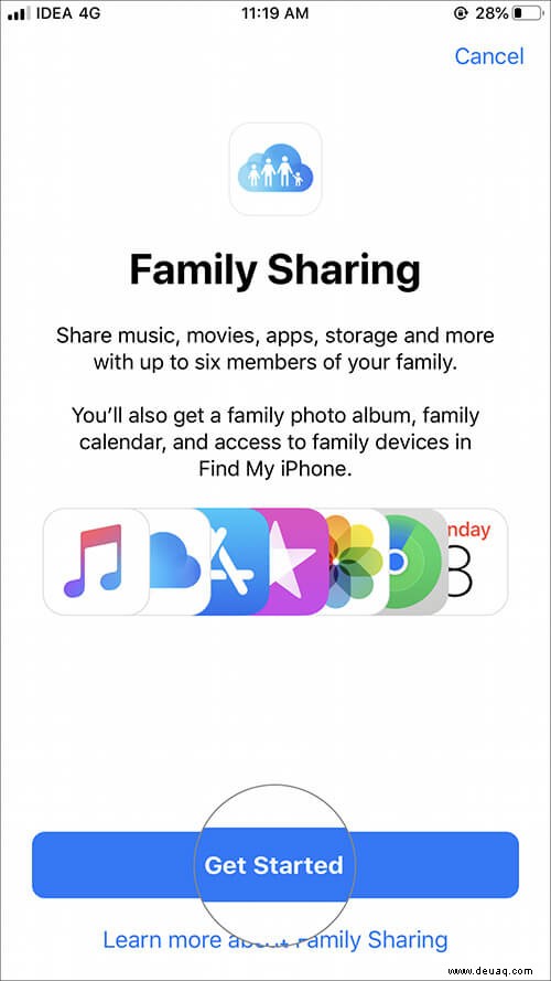 So aktivieren Sie die Familienfreigabe für Apple Arcade auf dem iPhone oder iPad 