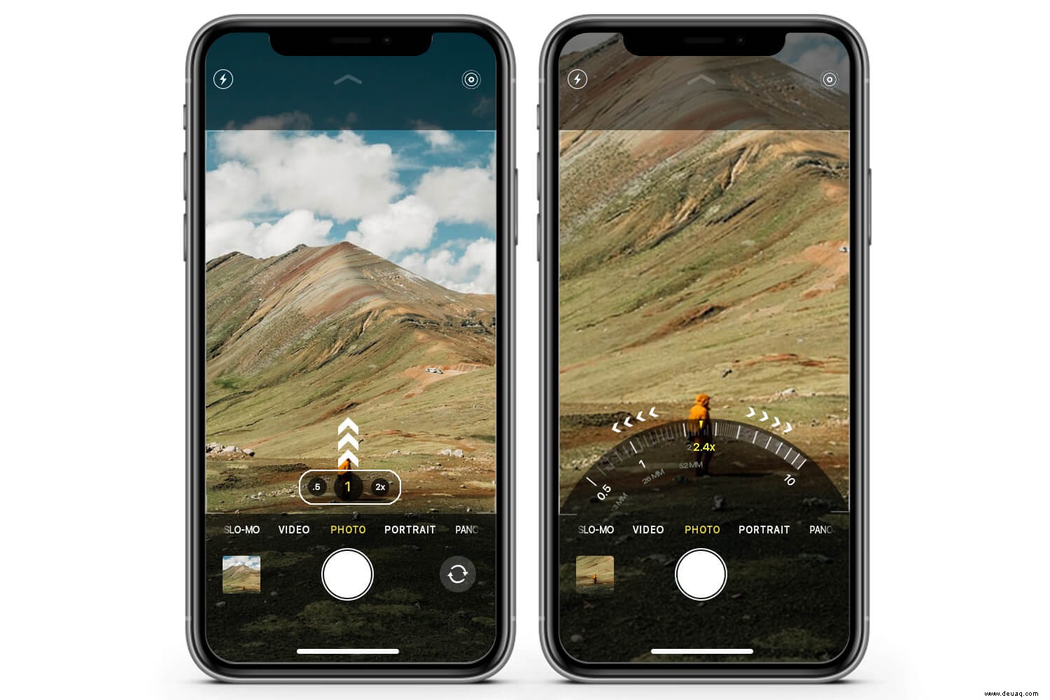 So nehmen Sie Bilder mit dem Teleobjektiv auf dem iPhone 11 Pro Max auf 