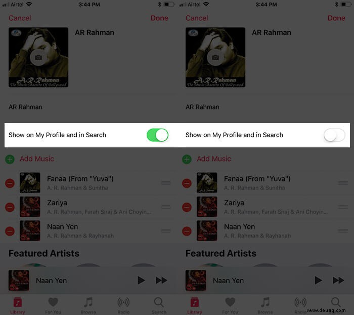 So erstellen Sie ein Apple Music-Profil auf iPhone und iPad 