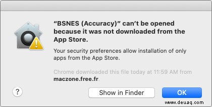 So öffnen Sie eine App von einem unbekannten Entwickler auf einem Mac 