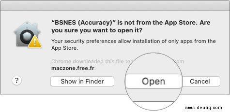 So öffnen Sie eine App von einem unbekannten Entwickler auf einem Mac 
