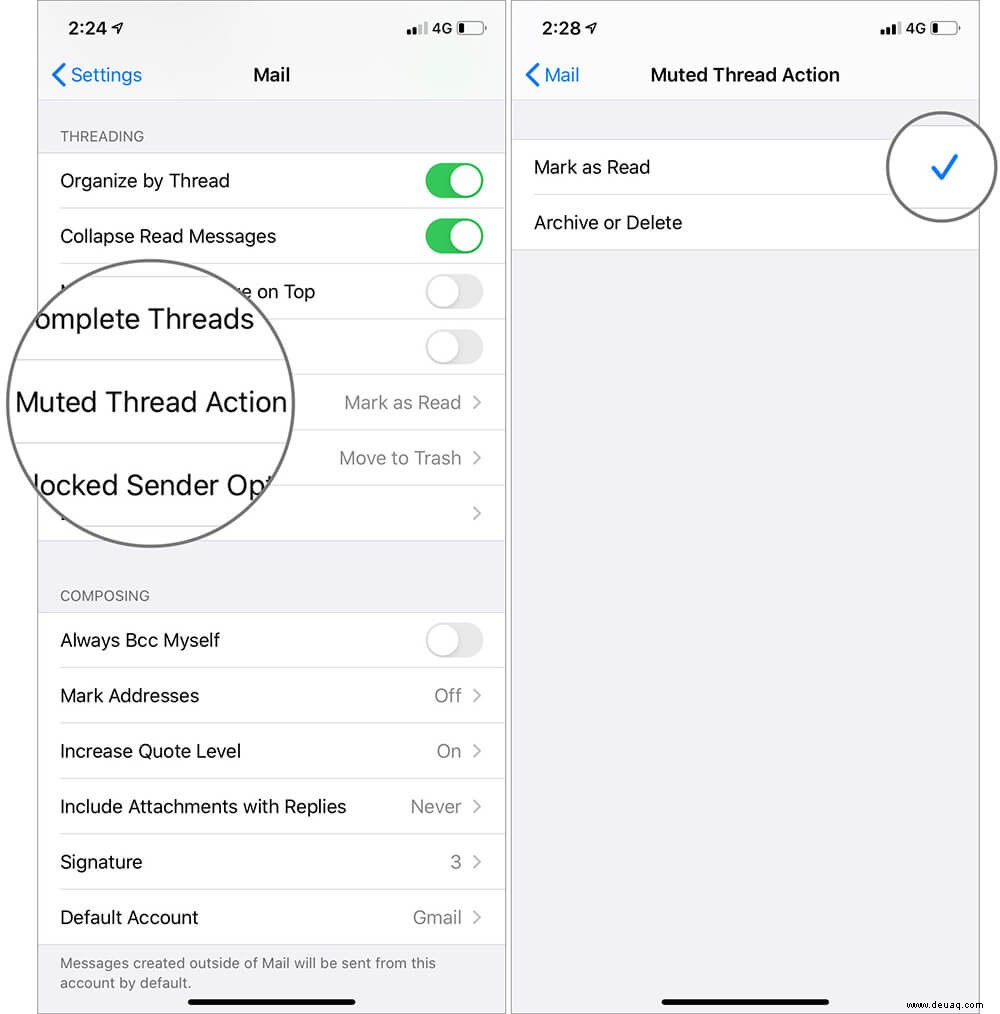 So organisieren Sie Nachrichten-Threads in der Mail-App auf iPhone und iPad 