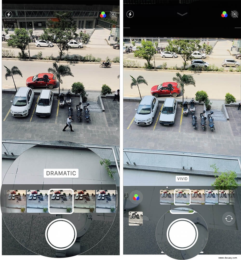 So verwenden Sie Kamerafilter auf dem iPhone 11 Pro Max 