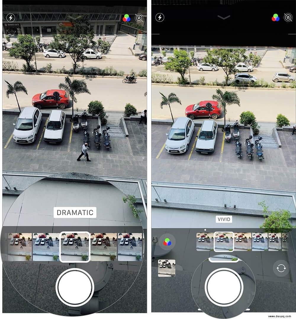 So verwenden Sie Kamerafilter auf dem iPhone 11 Pro Max 