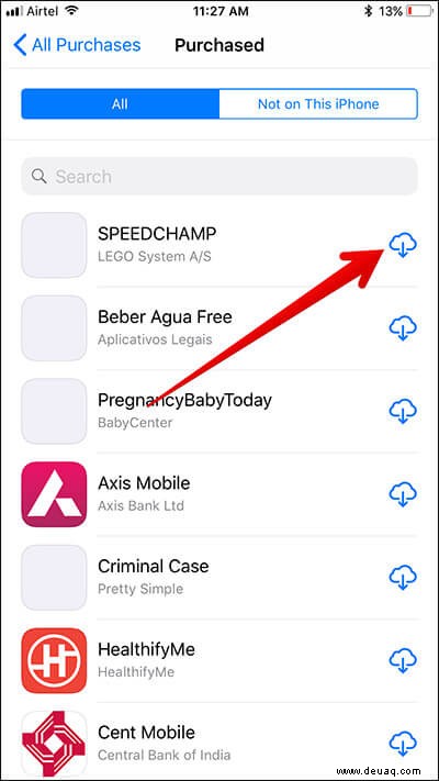 So zeigen Sie gekaufte Apps auf dem iPhone an und laden sie erneut herunter 