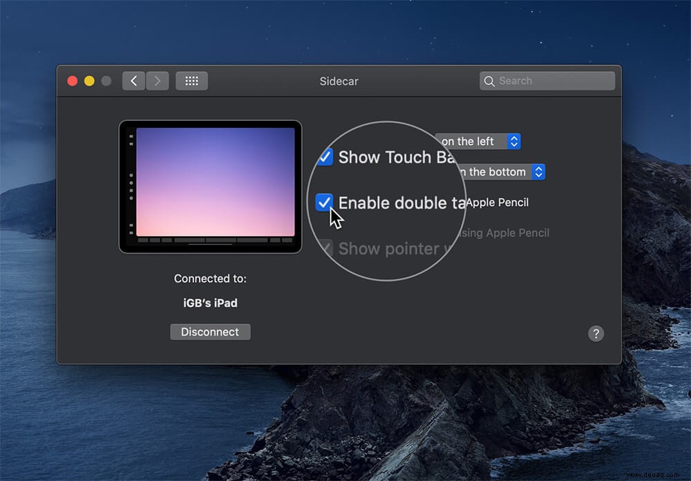 So verwenden Sie Sidecar auf dem Mac, um das iPad in einen zweiten Bildschirm zu verwandeln 