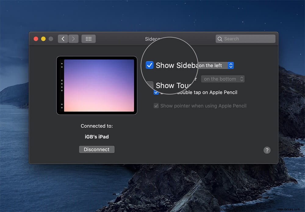 So verwenden Sie Sidecar auf dem Mac, um das iPad in einen zweiten Bildschirm zu verwandeln 