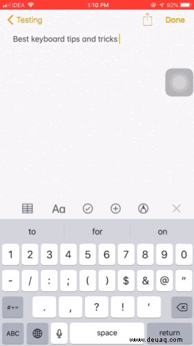 Super praktische Tastaturtipps für iPhone und iPad (2022) 