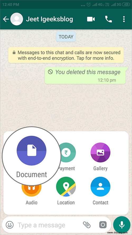 So senden Sie WhatsApp-Bilder ohne Komprimierung auf Android und iPhone 
