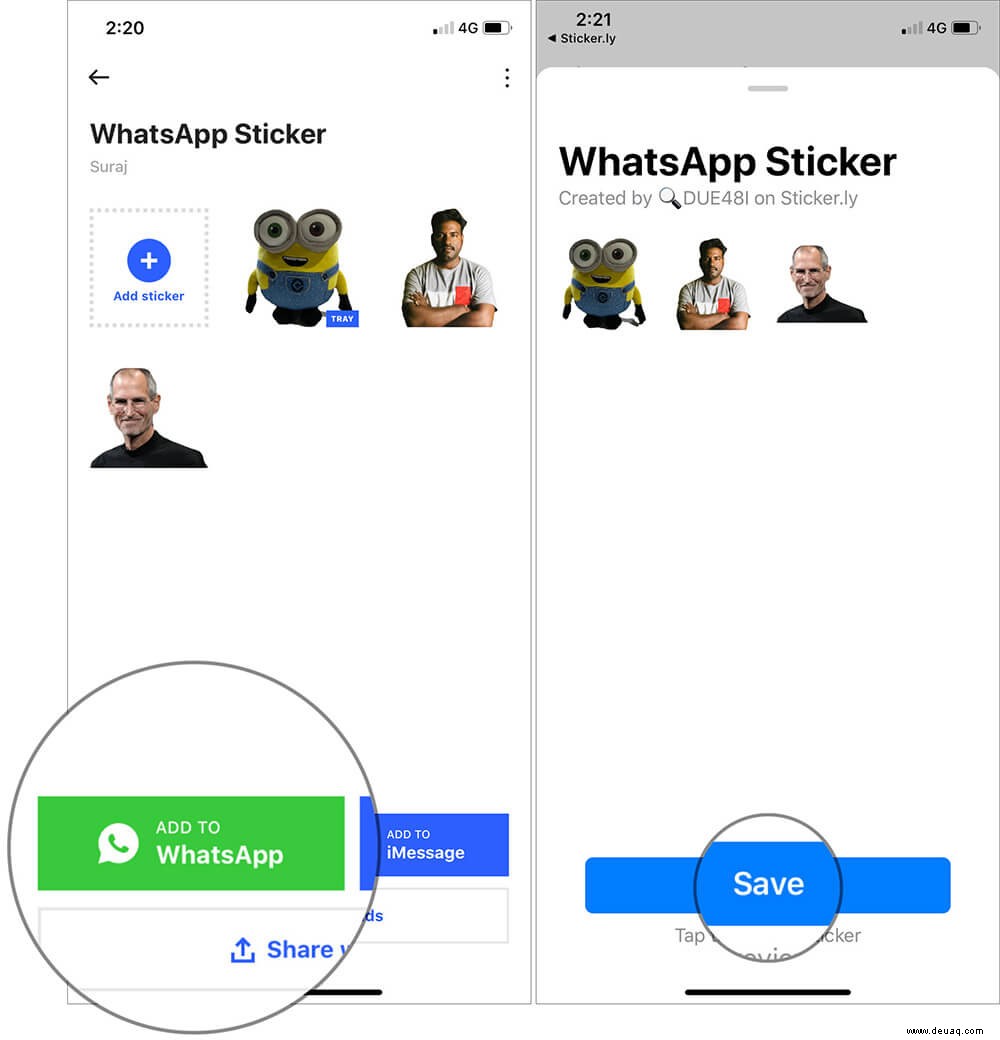 So erstellen und fügen Sie benutzerdefinierte Sticker zu WhatsApp hinzu 