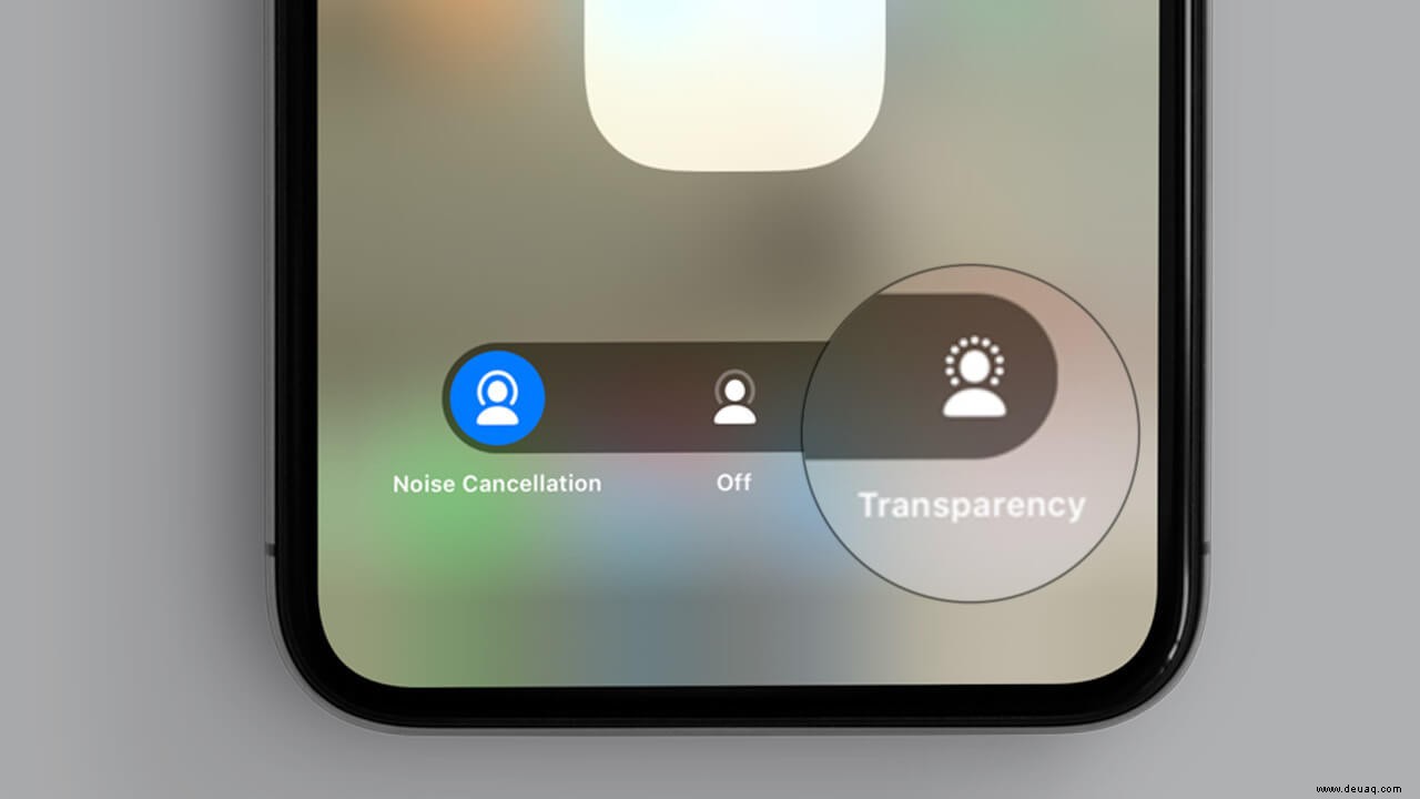 So verwenden Sie den Transparenzmodus auf AirPods Pro 