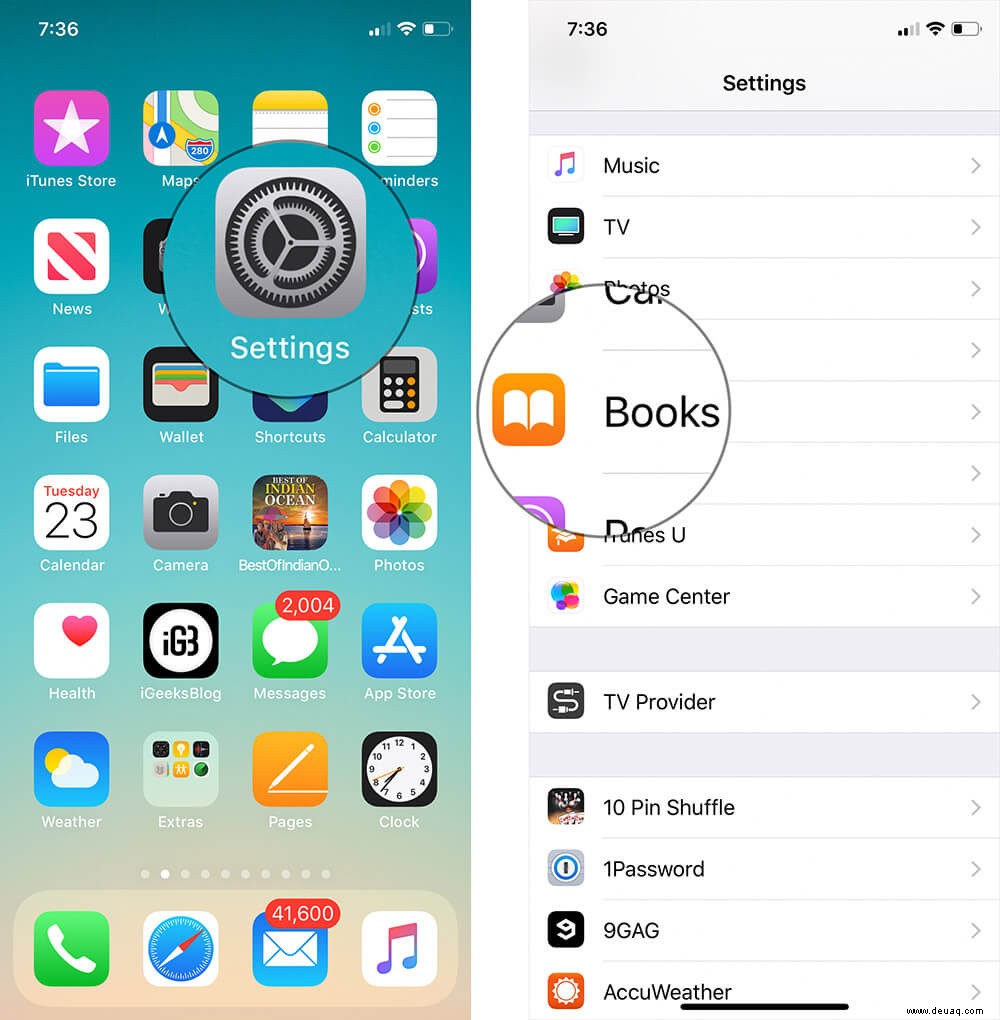 So synchronisieren Sie Bücher zwischen Mac und iPhone oder iPad 