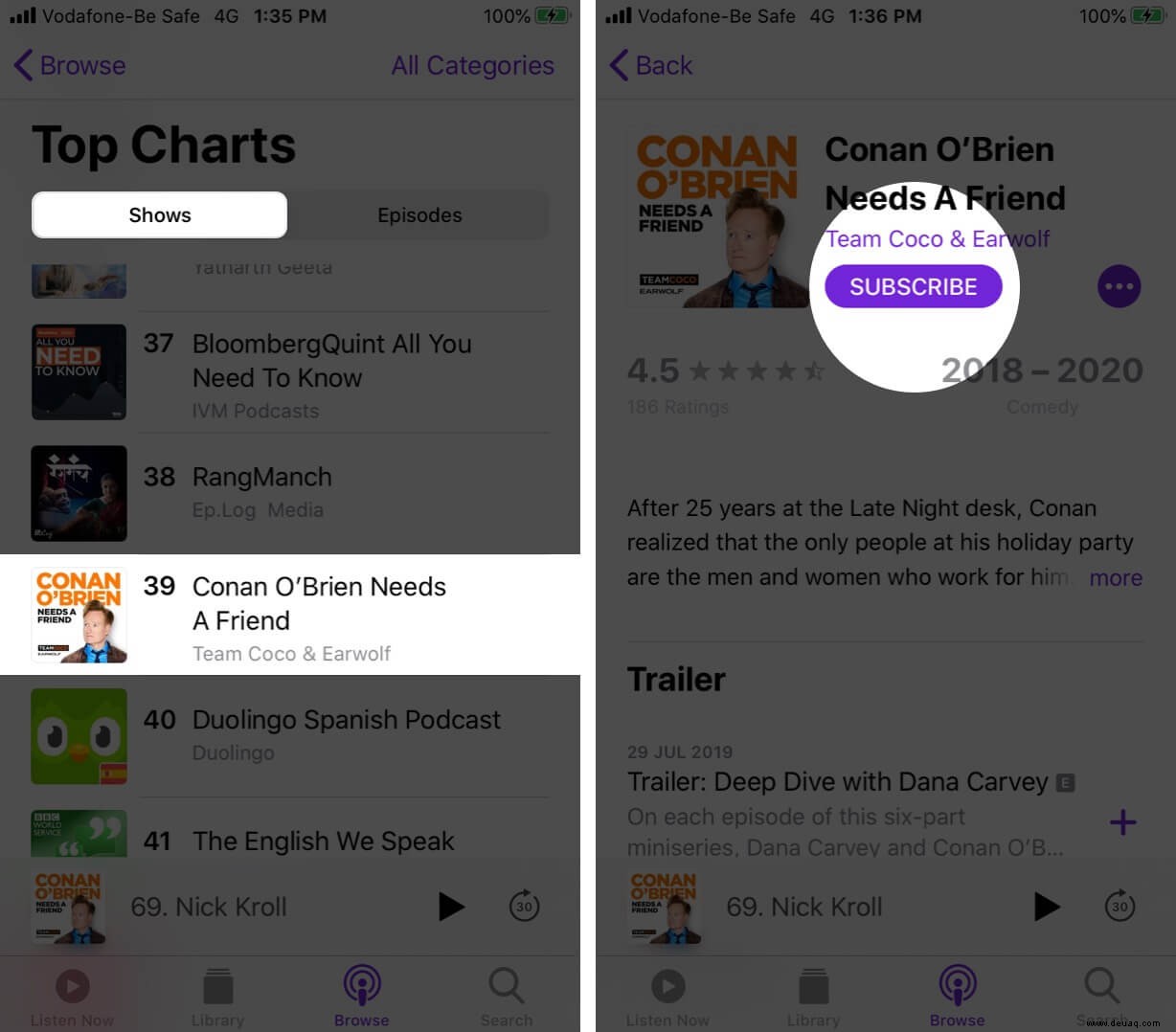 iOS 14:So verwenden Sie die Podcasts-App auf iPhone und iPad 