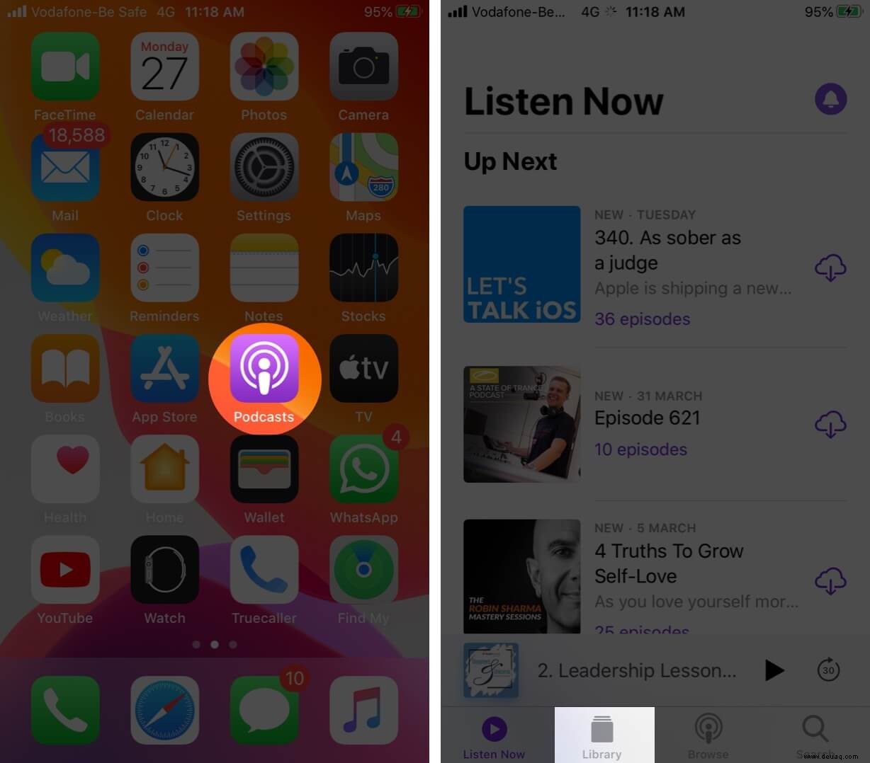 iOS 14:So verwenden Sie die Podcasts-App auf iPhone und iPad 