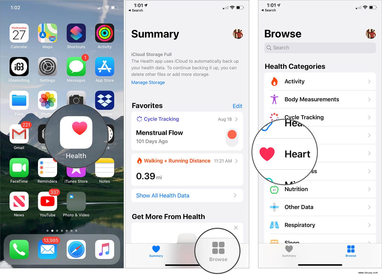 So messen Sie die Herzfrequenzvariabilität (HRV) auf Ihrer Apple Watch 