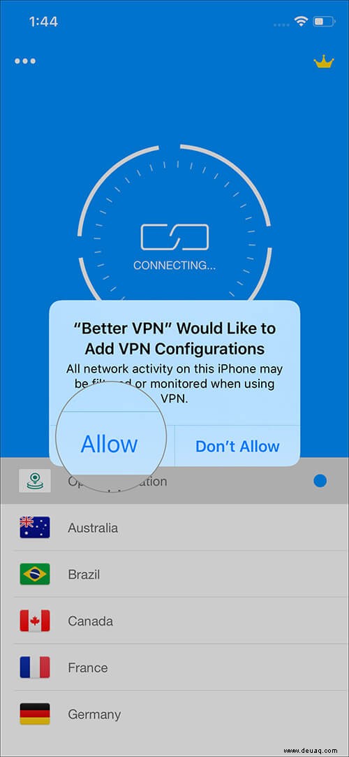 So richten Sie eine VPN-Verbindung auf iPhone und iPad ein 