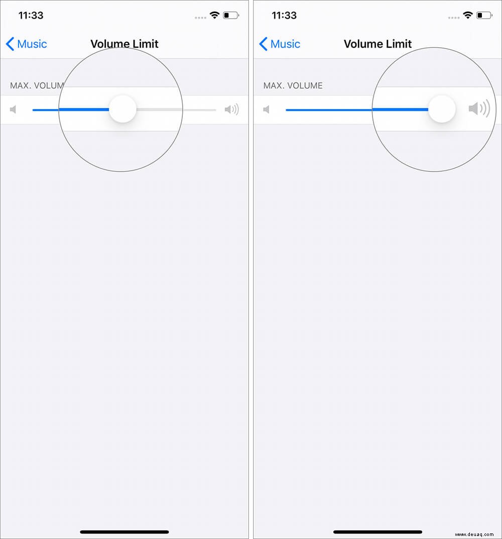 iPhone Musiklautstärke zu niedrig? So beheben Sie Lautstärkeprobleme in der Musik-App 