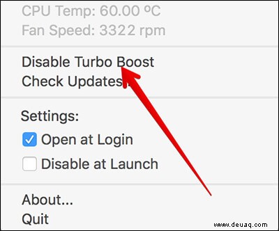 So deaktivieren Sie Turbo Boost auf dem Mac – um die Akkulaufzeit zu verbessern 
