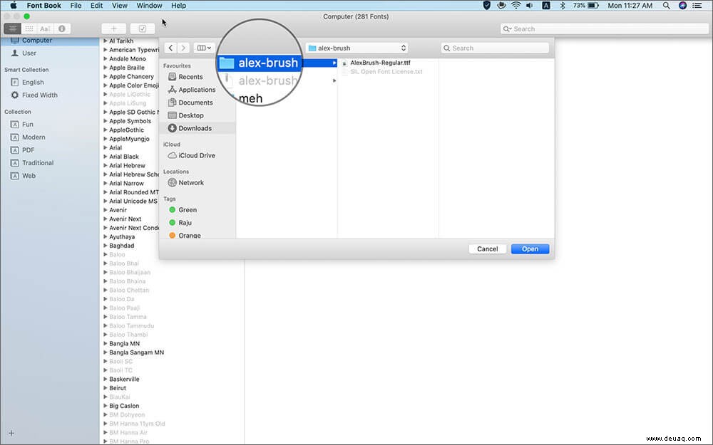 So installieren, deaktivieren und entfernen Sie Schriftarten auf Ihrem Mac 