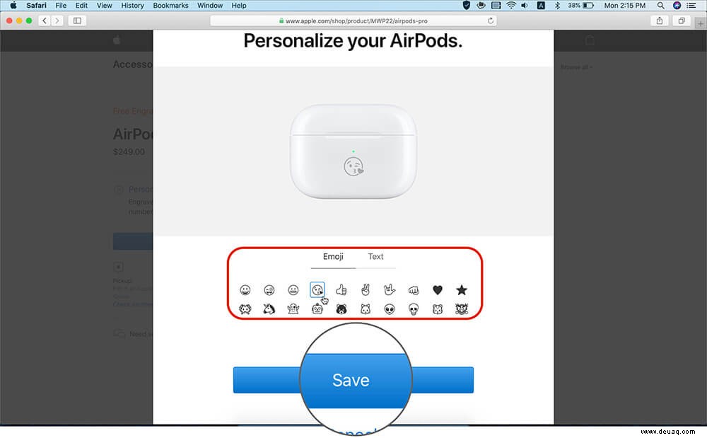 So gravieren Sie ein Emoji oder einen Text auf Ihre AirPods-Hüllen:Machen Sie die Knospen zu etwas Besonderem 