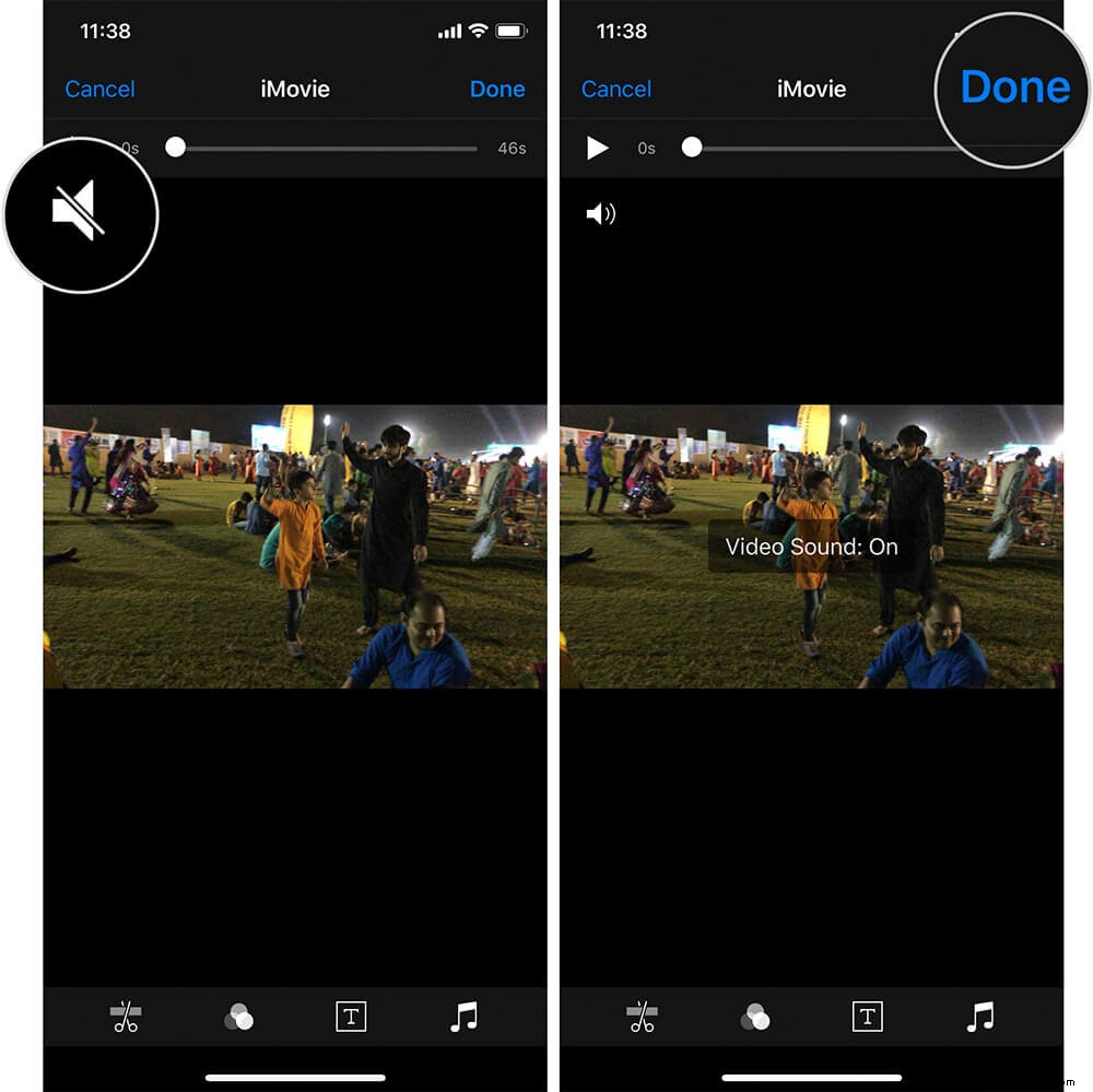 So entfernen Sie Musik aus Videos auf iPhone und iPad 