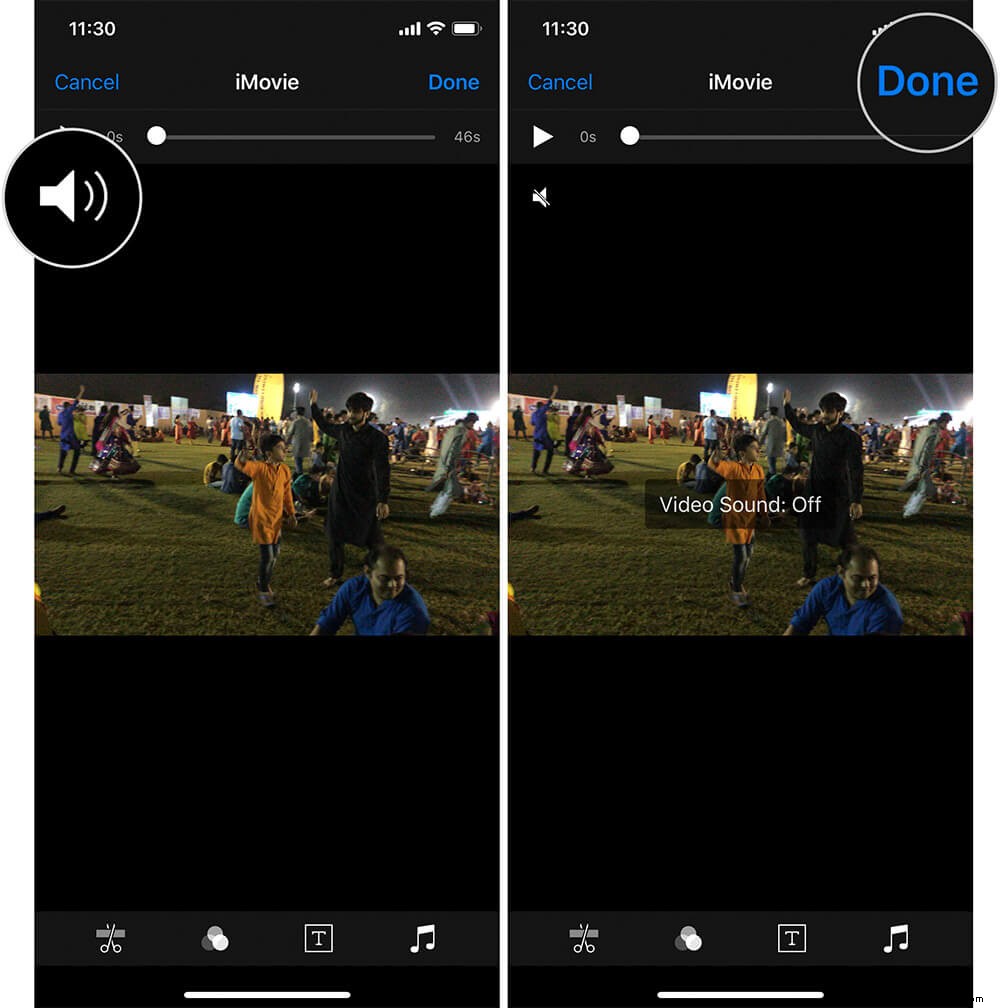 So entfernen Sie Musik aus Videos auf iPhone und iPad 