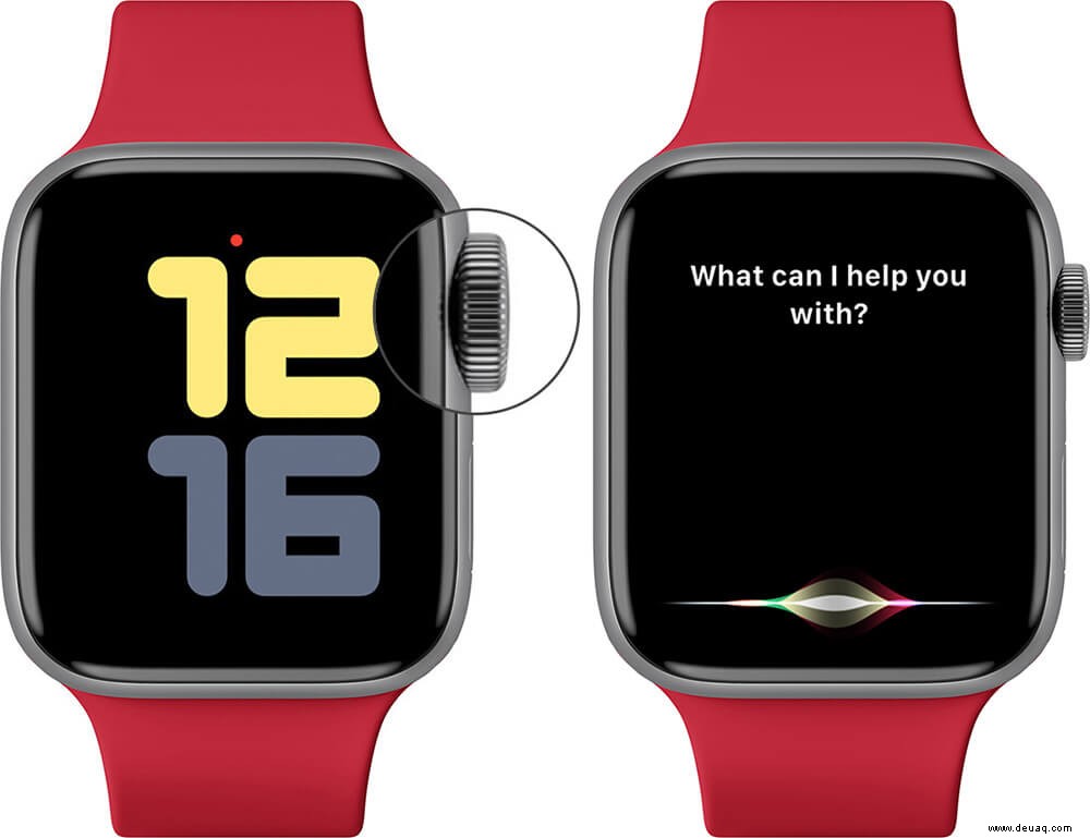 So richten Sie Hey Siri auf der Apple Watch ein und aktivieren es 