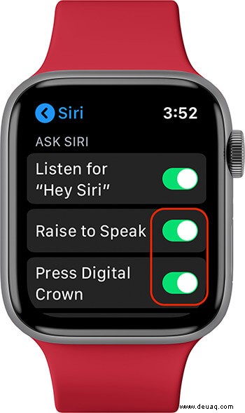 So richten Sie Hey Siri auf der Apple Watch ein und aktivieren es 