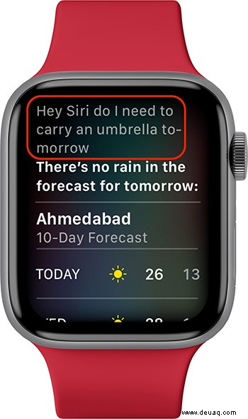 So richten Sie Hey Siri auf der Apple Watch ein und aktivieren es 