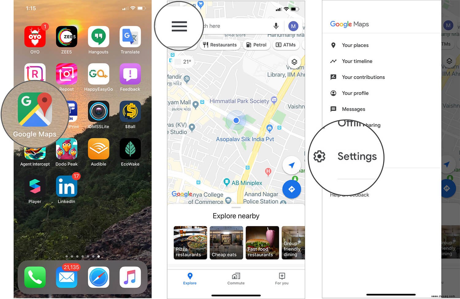 So deaktivieren und entfernen Sie die Google Maps Timeline auf iPhone und Android 