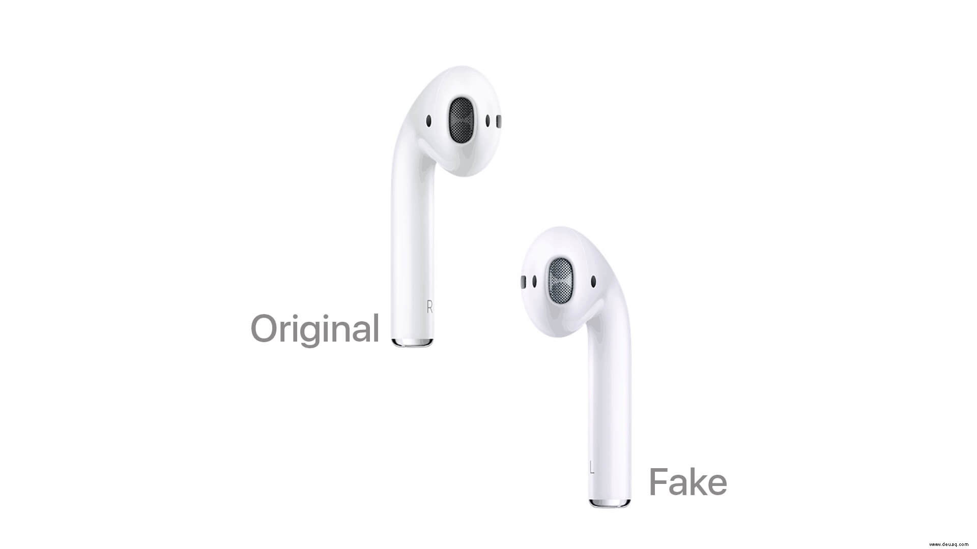 Wie erkennt man gefälschte AirPods? 