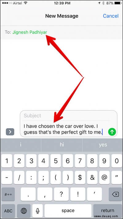 So konvertieren Sie Text in Nachrichten auf iPhone und iPad in Emoji 