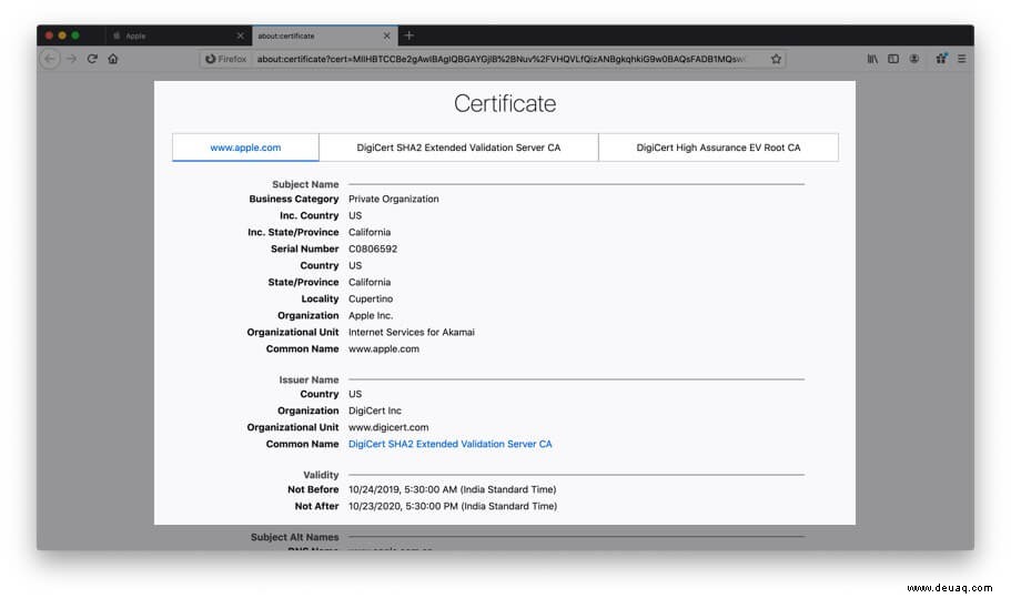 So überprüfen Sie digitale Zertifikate auf Computer und iPhone 