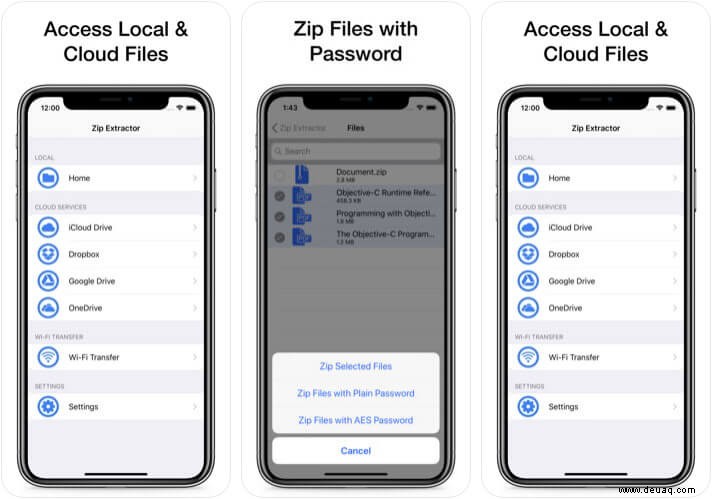 Zip-Dateien auf iPhone/iPad extrahieren:Apps für iOS entpacken 