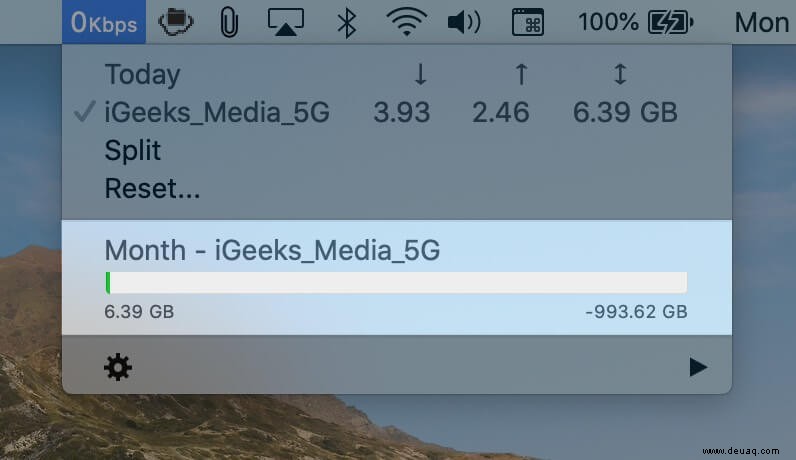 So ermitteln Sie Ihre Internet-Download- und Upload-Geschwindigkeit auf dem Mac 