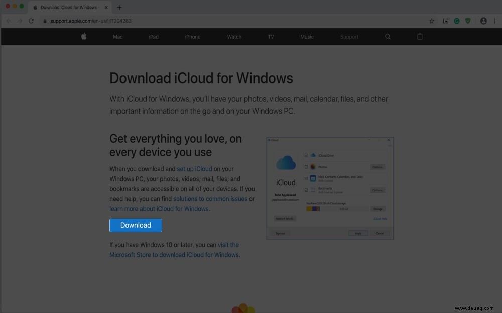 So laden Sie Fotos von iCloud auf iPhone, Mac und Windows-PC herunter 