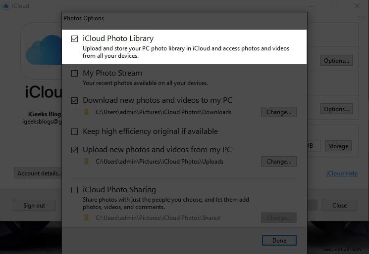 So laden Sie Fotos von iCloud auf iPhone, Mac und Windows-PC herunter 