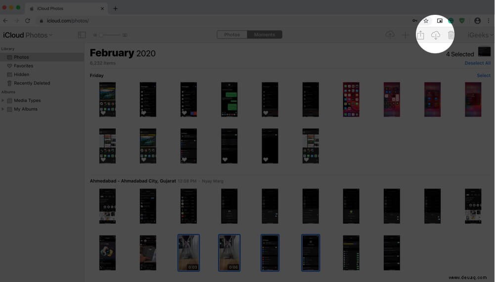 So laden Sie Fotos von iCloud auf iPhone, Mac und Windows-PC herunter 