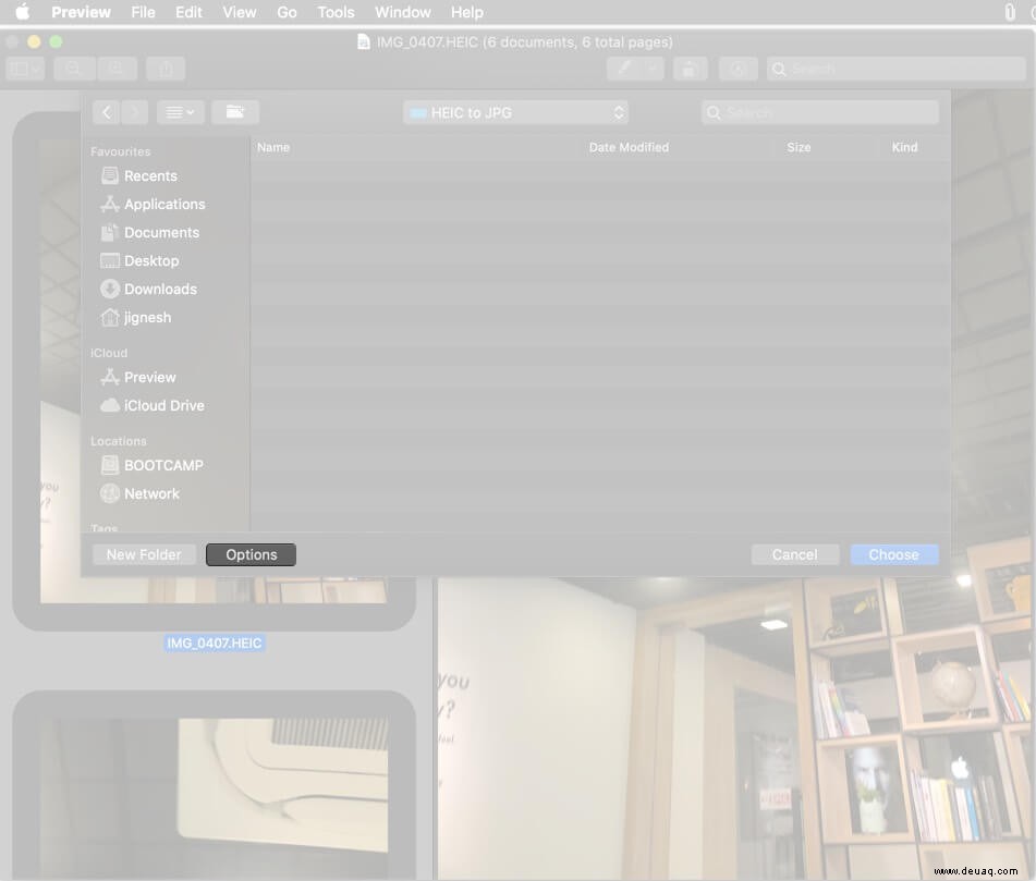 So konvertieren Sie HEIC in JPG auf dem Mac 