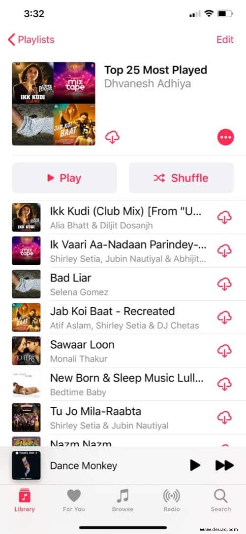 So sehen Sie Ihre am häufigsten gespielten Songs auf Apple Music auf iPhone und Mac 