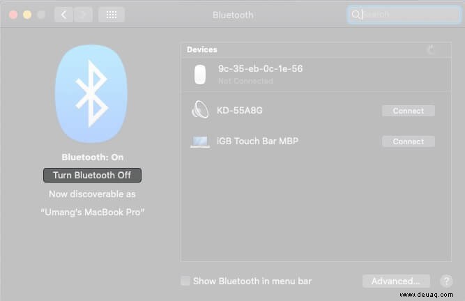 So beheben Sie den Fehler „Bluetooth nicht verfügbar“ auf dem Mac 